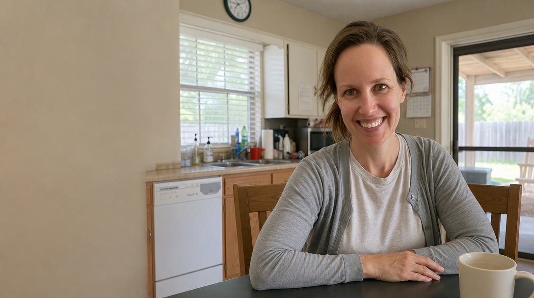 Kitchen lifestyle still for Jenna persona